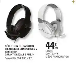 E.Leclerc SÉLECTION DE CASQUES FILAIRES RECON 200 GEN 2 offre