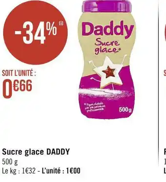 Géant Casino Daddy sucre glace offre