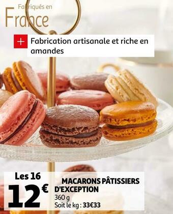 Auchan Macarons pâtissiers d'exception offre