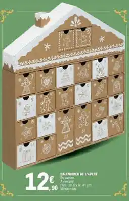 E.Leclerc Calendrier De L'avent offre