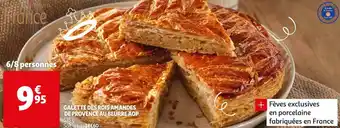 Auchan Galette des rois amandes de provence au beurre aop offre