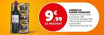 Super U Corbeille pleine campagne offre