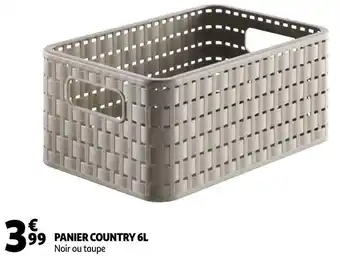 Auchan Panier country 6l offre