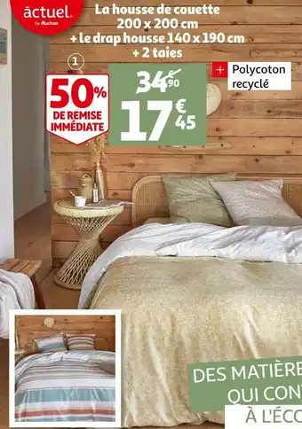 Auchan Auchan parure flora actuel offre