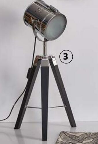 Auchan Lampe trépied offre