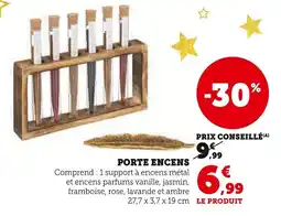 Super U Porte encens offre