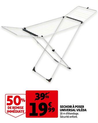 Auchan Sechoir à poser universal viléda offre