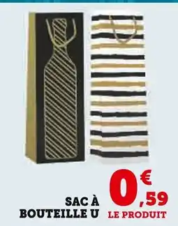 Super U Sac à bouteille u offre