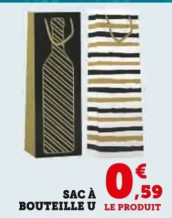 Super U Sac à bouteille u offre