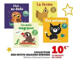 Super U Collection mes petits imagiers sonores offre