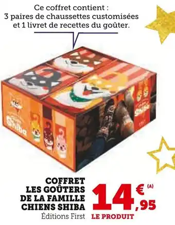 Super U Coffret les goûters de la famille chiens shiba offre
