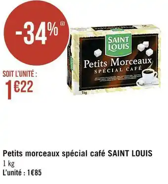 Saint louis petits morceaux spécial café