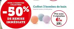 Super U Coffret 3 bombes de bain offre
