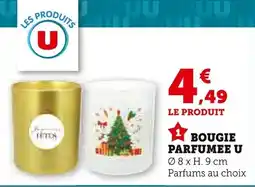 Super U Bougie parfumee u offre