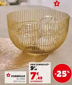 Super U Corbeille offre