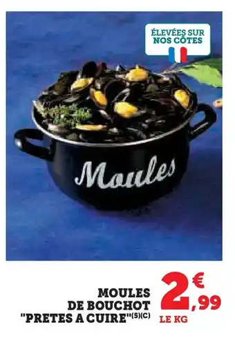 Super U Moules de bouchot pretes a cuire offre