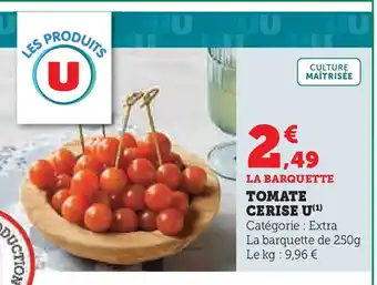 Super U Tomate cerise u offre