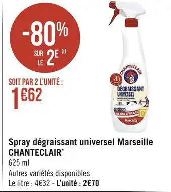 Géant Casino Chanteclair spray dégraissant universel marseille * offre