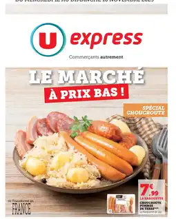 U Express Choucroute pommes de terre offre