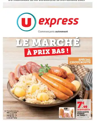 U Express Choucroute pommes de terre offre