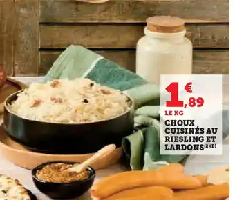 U Express Choux cuisinés au riesling et lardons offre