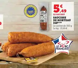 U Express Saucisse de morteau igp offre