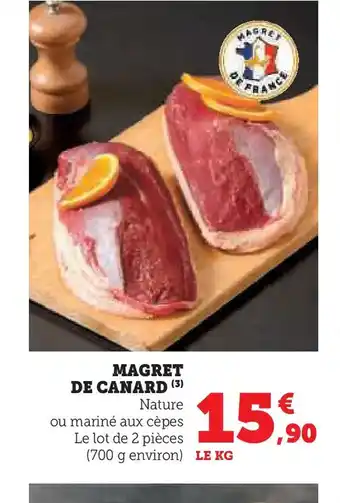 Hyper U Magret de canard offre