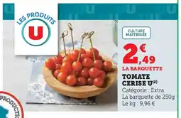 Hyper U Tomate cerise u offre