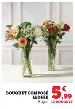 Hyper U Bouquet composé leonie offre