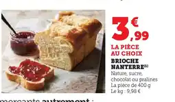 Hyper U Brioche nanterre offre