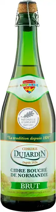Match Dujardin cidre bouché de normandie offre