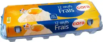 Match Cora oeufs frais offre