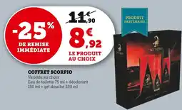 Super U Coffret scorpio offre