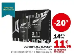 Super U Coffret all blacks offre