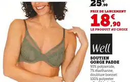 Super U Soutien gorge padde offre