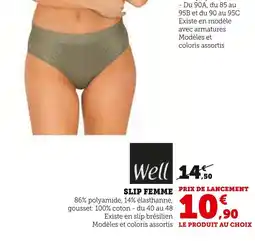 Super U Slip femme offre