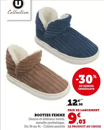 Super U Booties femme offre