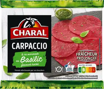 Match Charal carpaccio de boeuf basilic offre