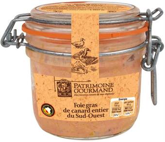Match Patrimoine gourmand foie gras de canard entier du sud-ouest offre