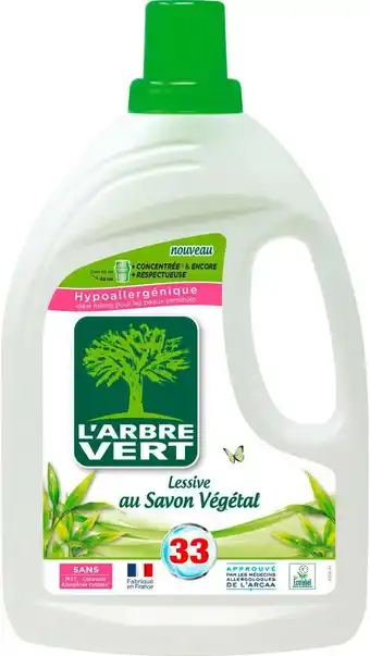 Match L’arbre vert lessive liquide offre