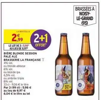 BIÈRE BLONDE SESSION PALE ALE