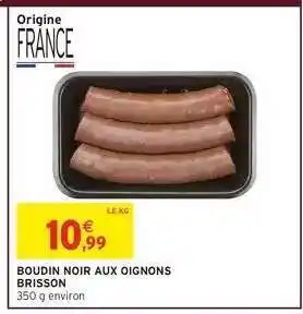 BOUDIN NOIR AUX OIGNONS BRISSON