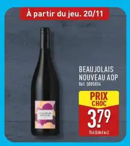 ALDI Beaujolais Nouveau Aop offre