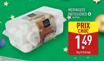 ALDI MERINGUES PÂTISSIÈRES offre