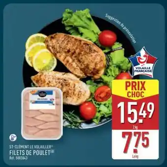 ALDI ST-CLÉMENT LE VOLAILLER FILETS DE POULET offre