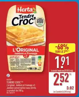 ALDI HERTA Tendre Croc' offre