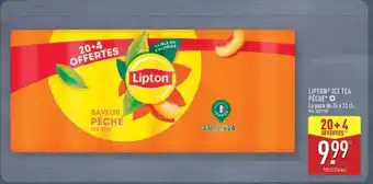ALDI Lipton Ice Tea Pêche offre