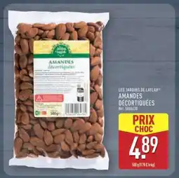 ALDI LES JARDINS DE LAYLAH AMANDES DÉCORTIQUÉES offre