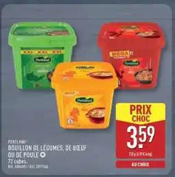 ALDI PORTLAND Bouillon de Légumes, de Bœuf ou de Poule offre