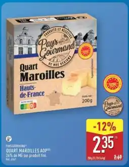 ALDI Quart Maroilles AOP offre